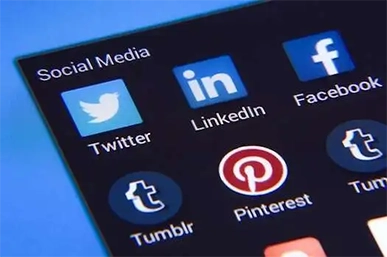 Social Media Apps Smartphone Bildschirm